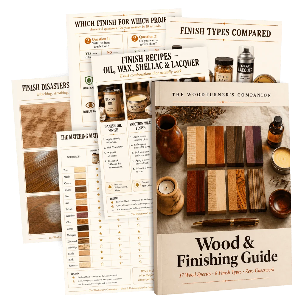Bonus β Wood & finishing materials guide