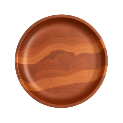 Wood-turned platter